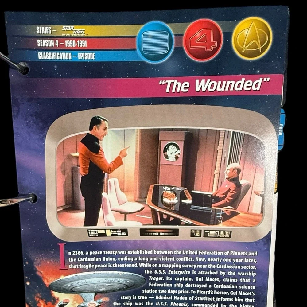 Star Trek Universe Users Manual 3 Ring Binder 4 Unopened‎ Packs